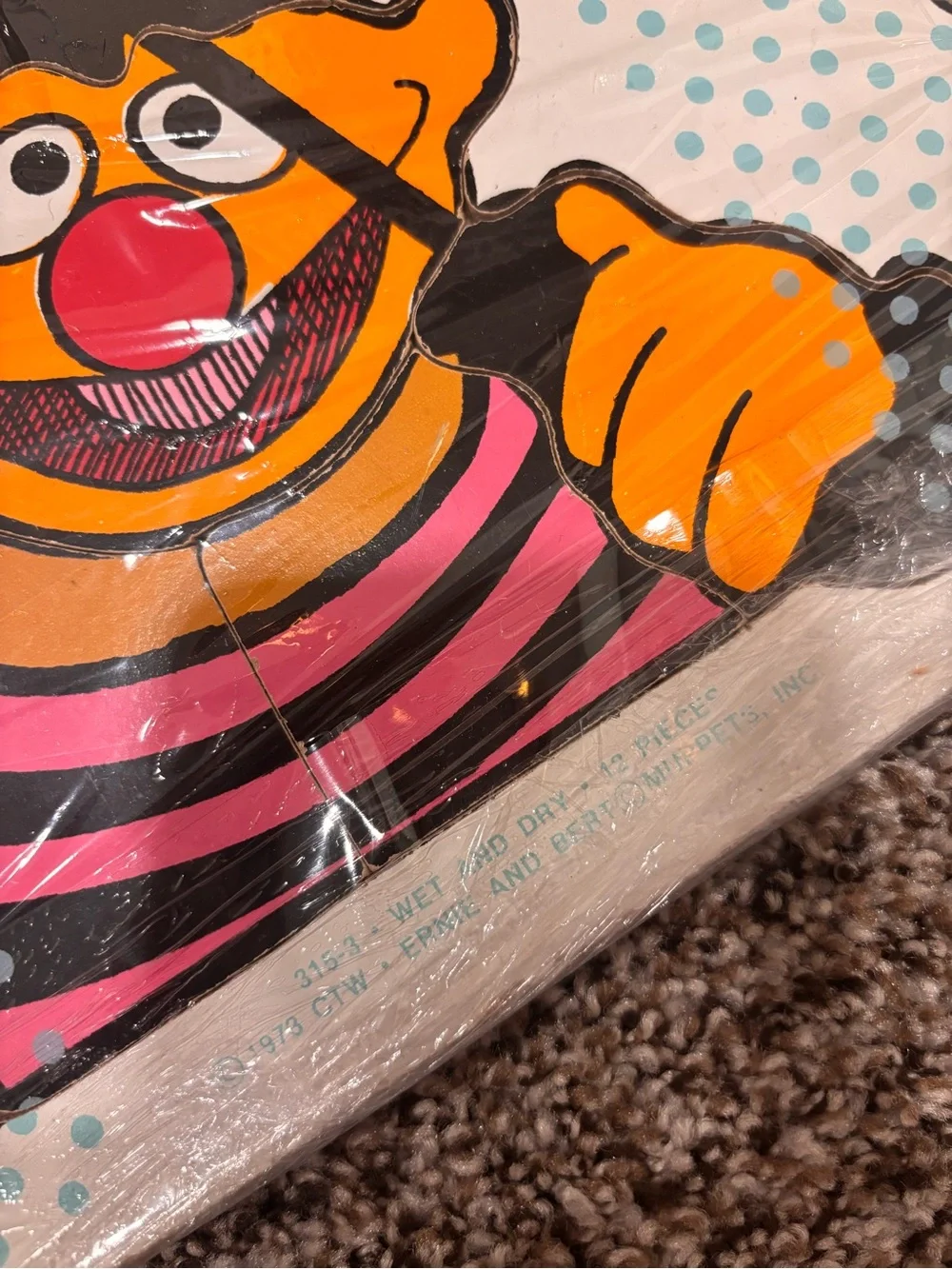 1973 Sesame Street Bert & Ernie Pop Art puzzle